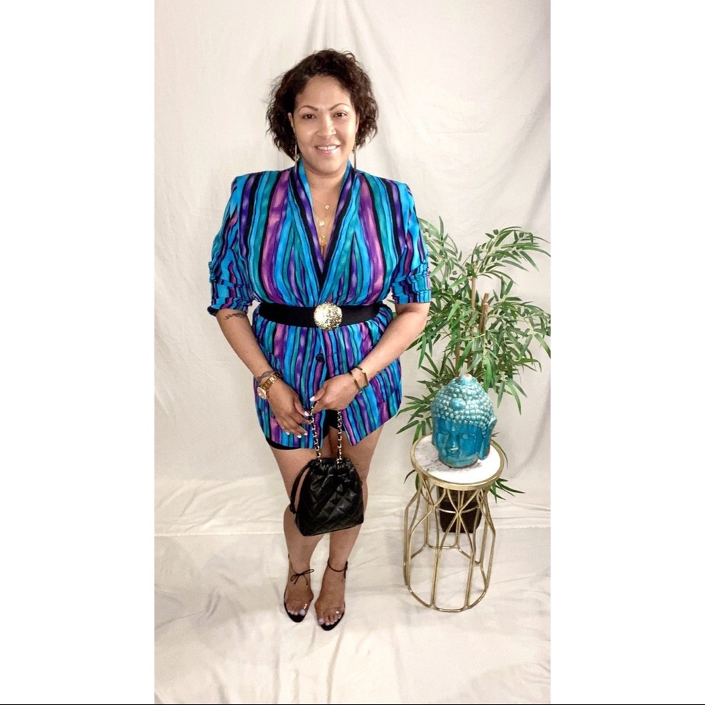 Vintage Multi Color Jacket